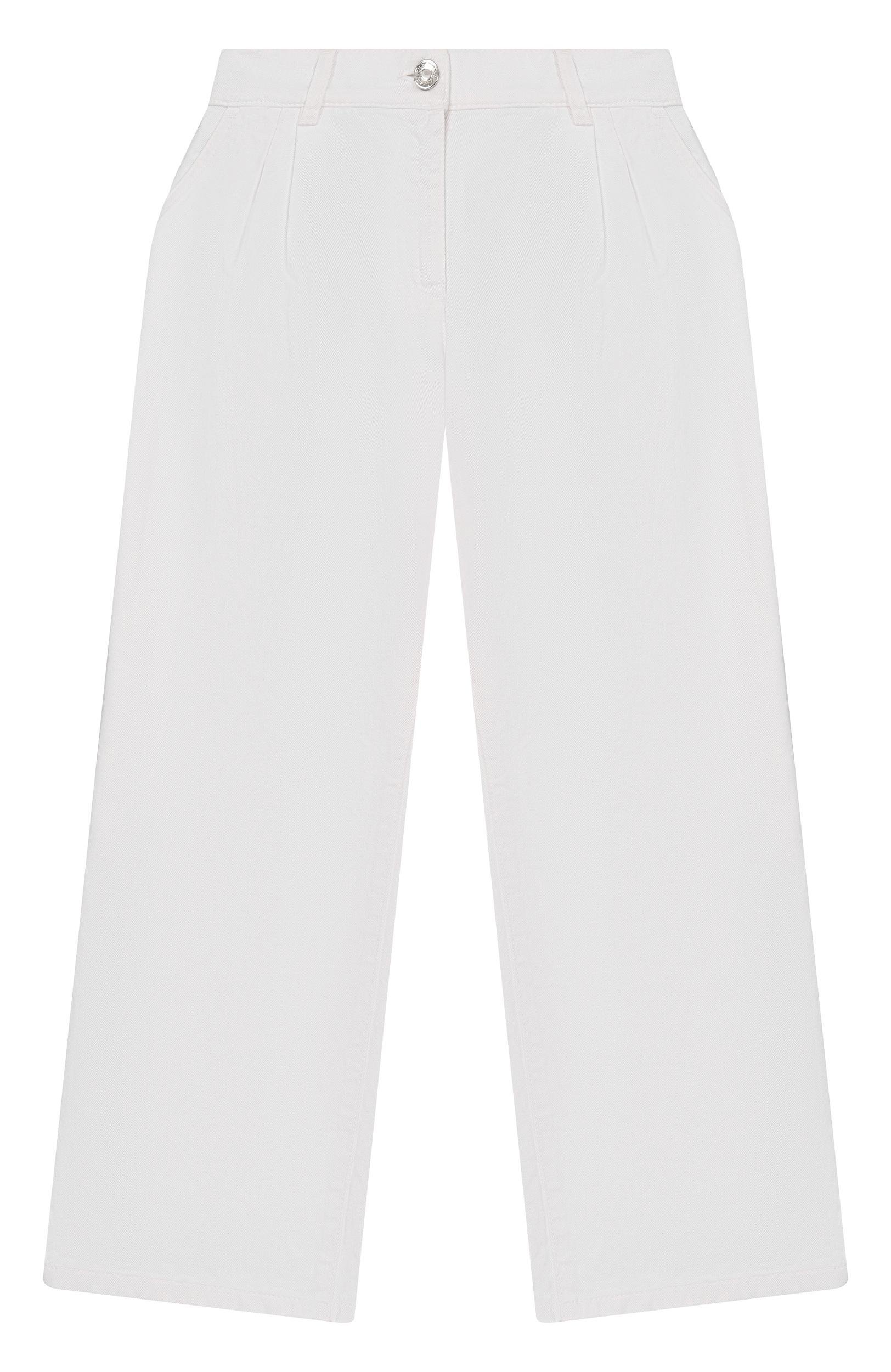 Джинсы DOLCE & GABBANA белого цвета по цене 44150 руб., арт. L53P63/LDD94_001, фото 1 Джинсы DOLCE & GABBANA, арт. L53P63/LDD94_001, фото 1