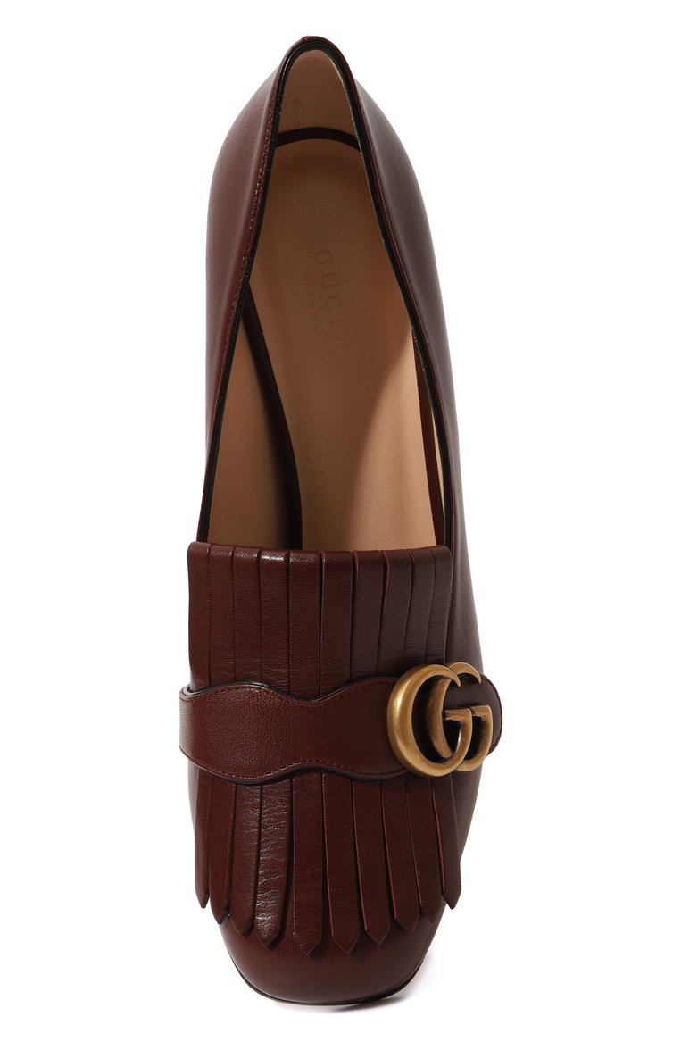 Кожаные туфли GUCCI, арт. 408208 C9D00, фото 6