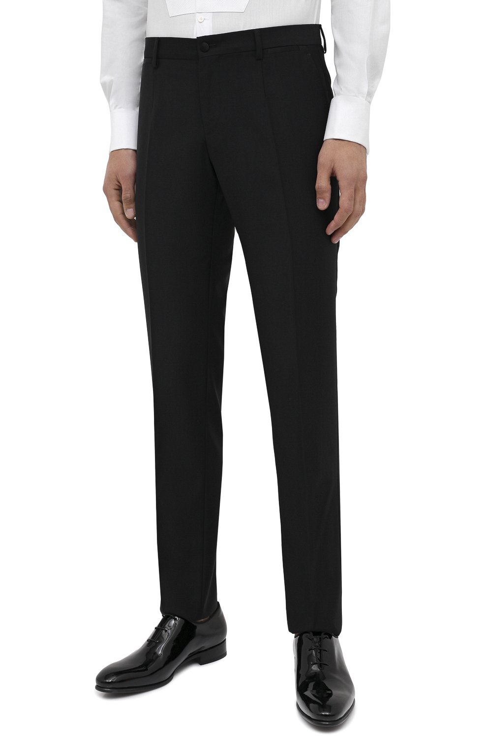 Шерстяной смокинг-тройка DOLCE & GABBANA черного цвета по цене 337500 руб., арт. GKBEMT/FU2Z8, фото 6 Шерстяной смокинг-тройка DOLCE & GABBANA, арт. GKBEMT/FU2Z8, фото 6