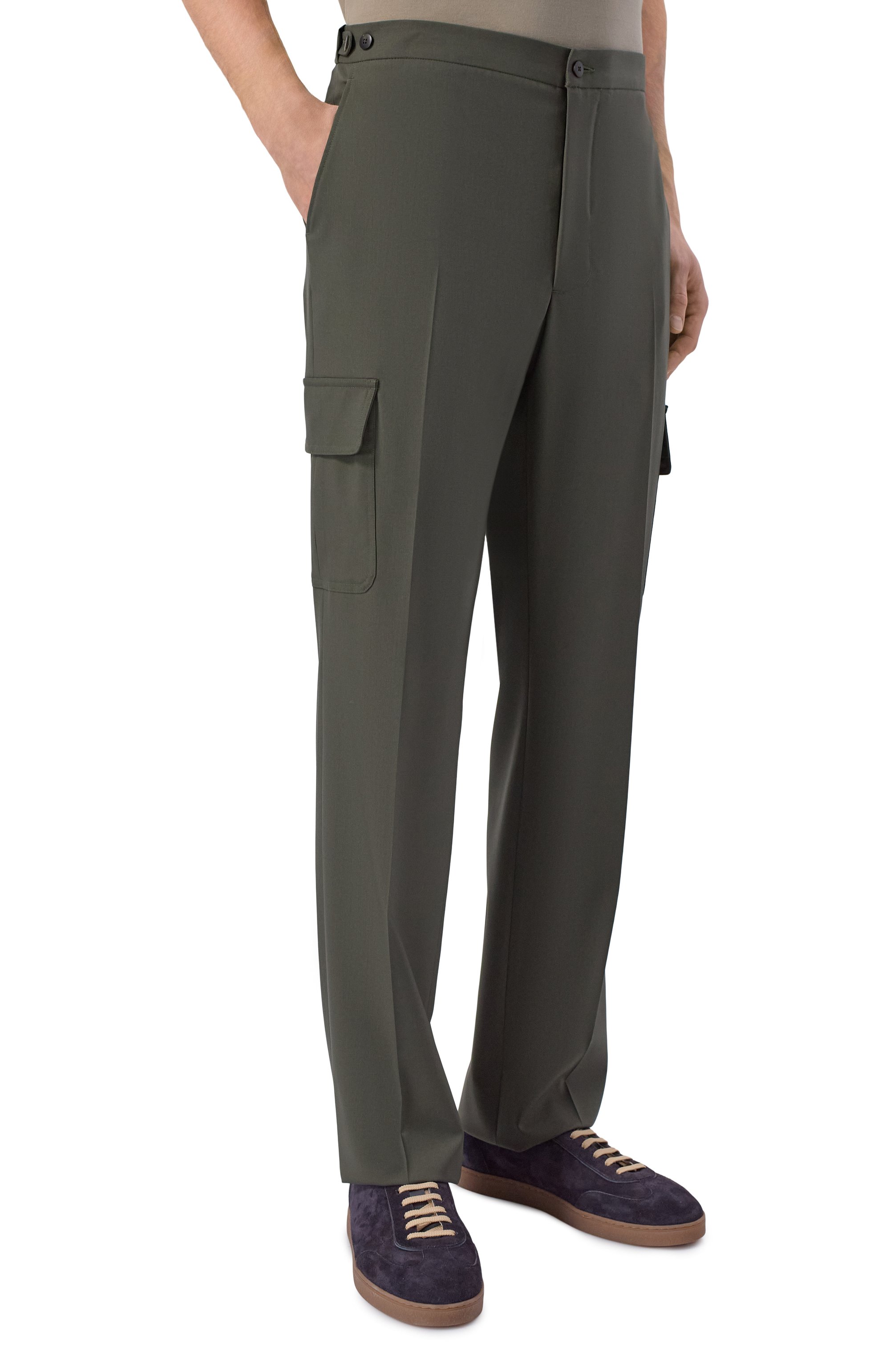 Шерстяные брюки-карго MVST, арт. M26.CSM.T412/940, фото 3