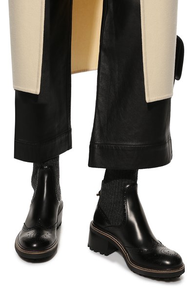 Комбинированные ботильоны franne CHLOÉ, арт. CHC20W375N4, фото 3