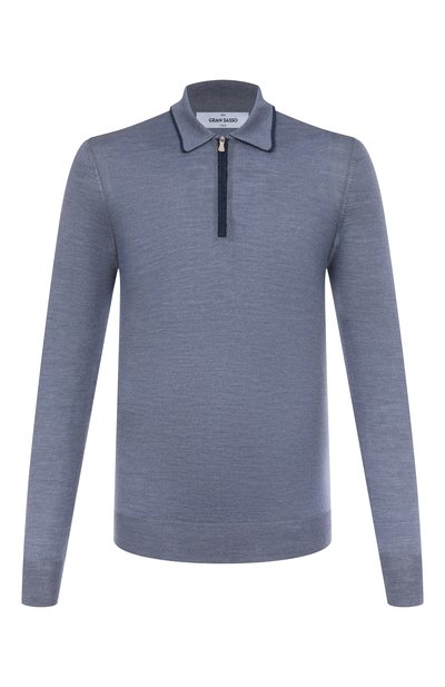 Мужская поло из шерсти и шелка GRAN SASSO, арт. 57146/13125