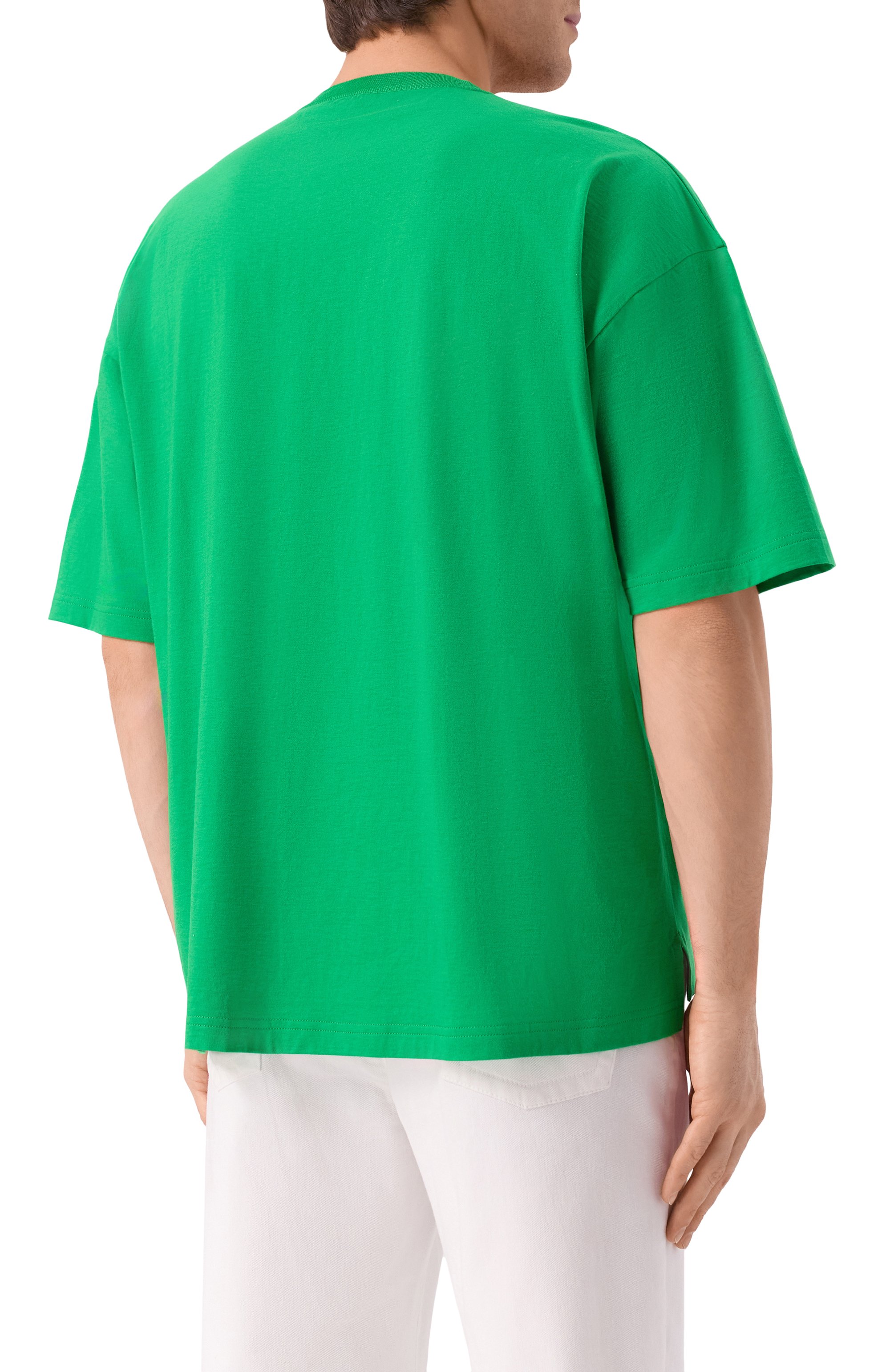 Футболка из хлопка и шелка KITON, арт. UMM062907, фото 4