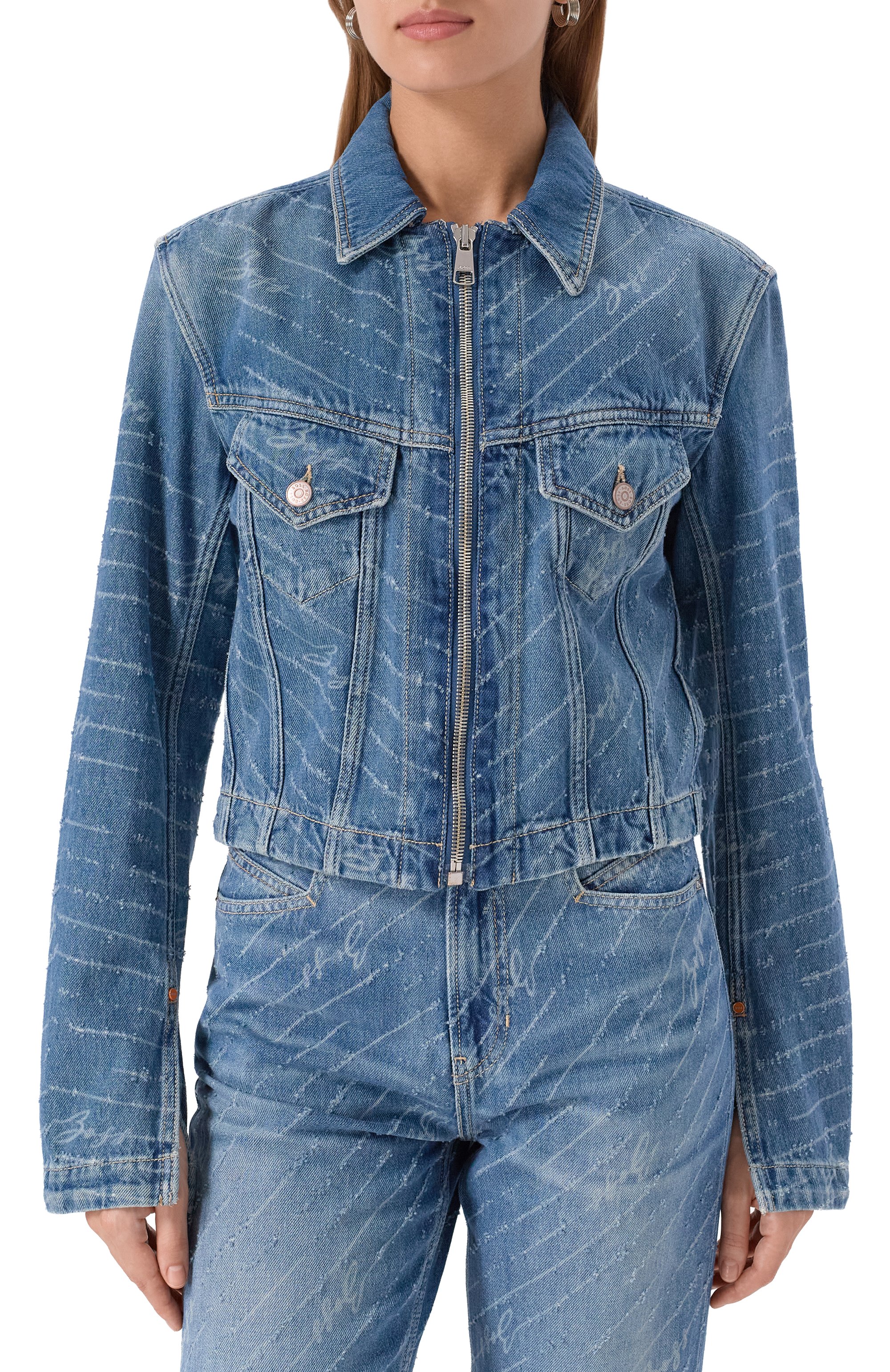 Джинсовая куртка BOSS ORANGE, арт. 50542426, фото 3