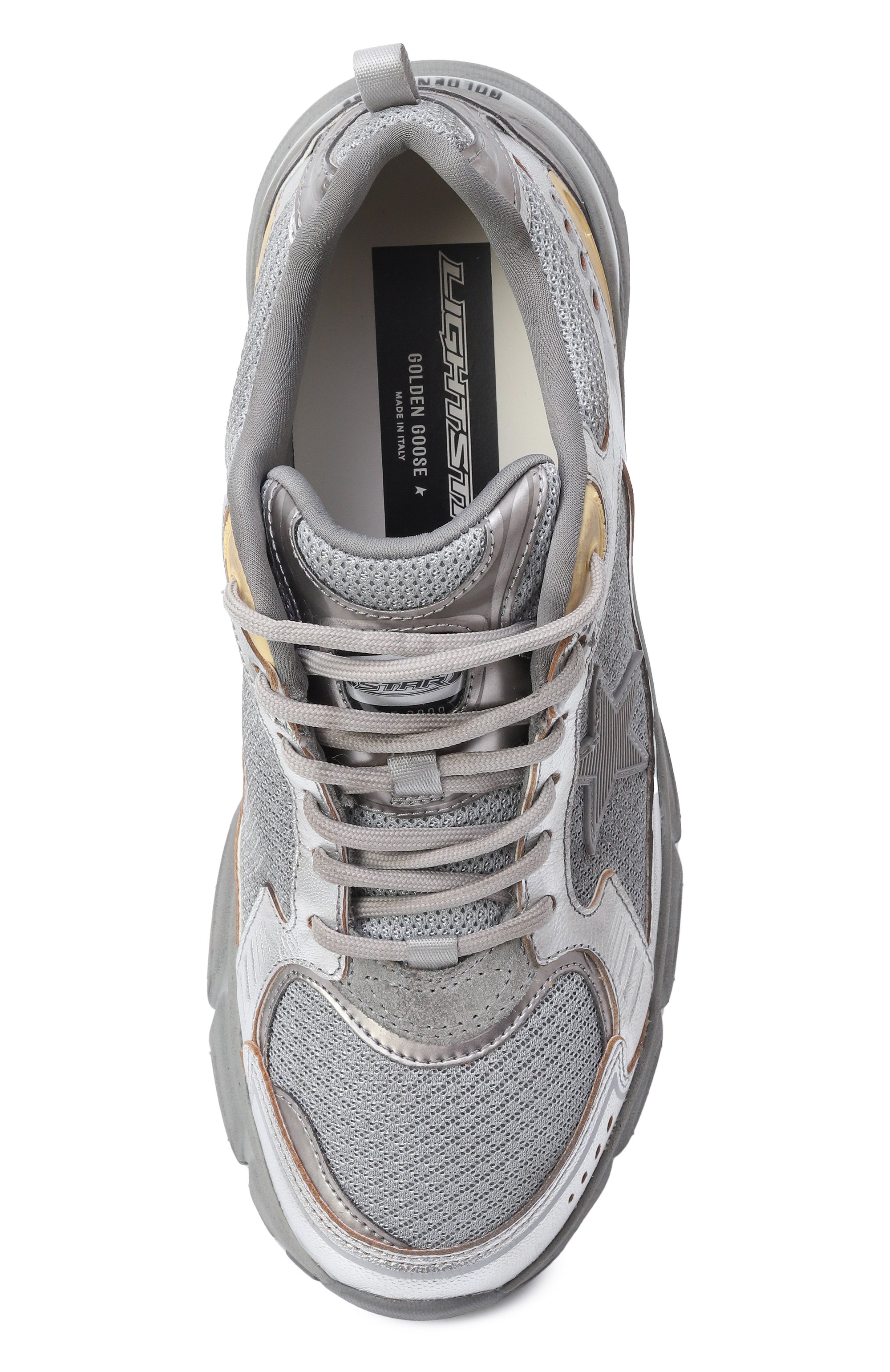 Комбинированные кроссовки lightstar GOLDEN GOOSE DELUXE BRAND, арт. GWF00724.F006475, фото 6