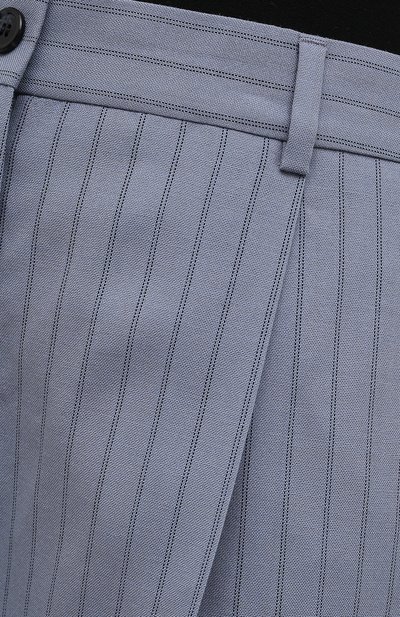 Шерстяные брюки ACNE STUDIOS голубого цвета по цене 46000 руб., арт. AK0363, фото 5 Шерстяные брюки ACNE STUDIOS, арт. AK0363, фото 5