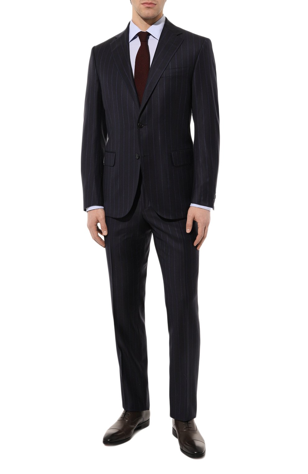 Кожаные оксфорды SANTONI, арт. MGSG11011SMABUSFT50, фото 2