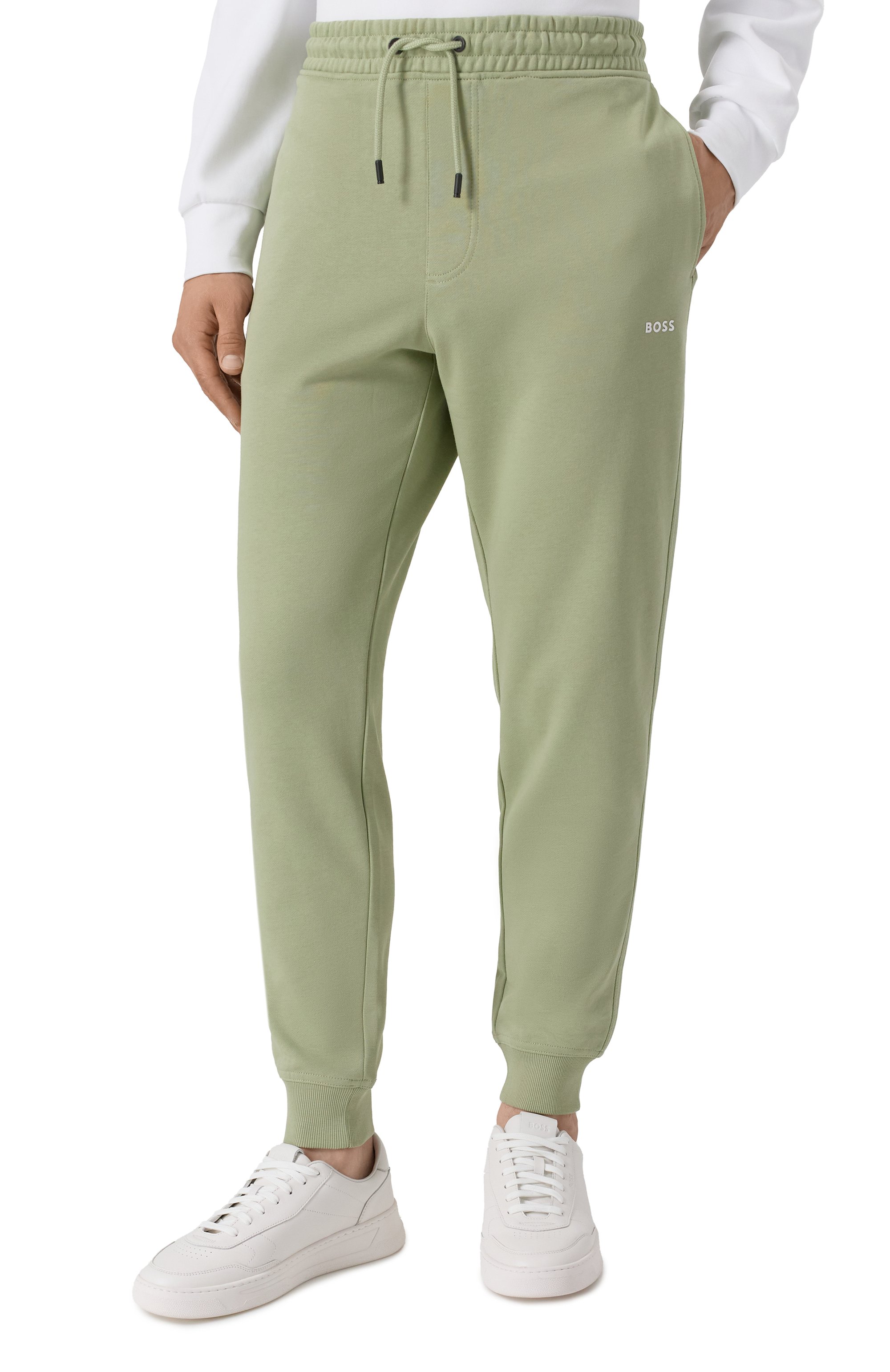 Хлопковые джоггеры BOSS ORANGE, арт. 50533392, фото 3