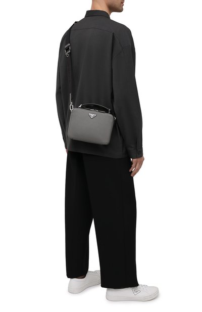 Кожаная сумка brique PRADA, арт. 2VH069-9Z2-F0K44-YMI, фото 2