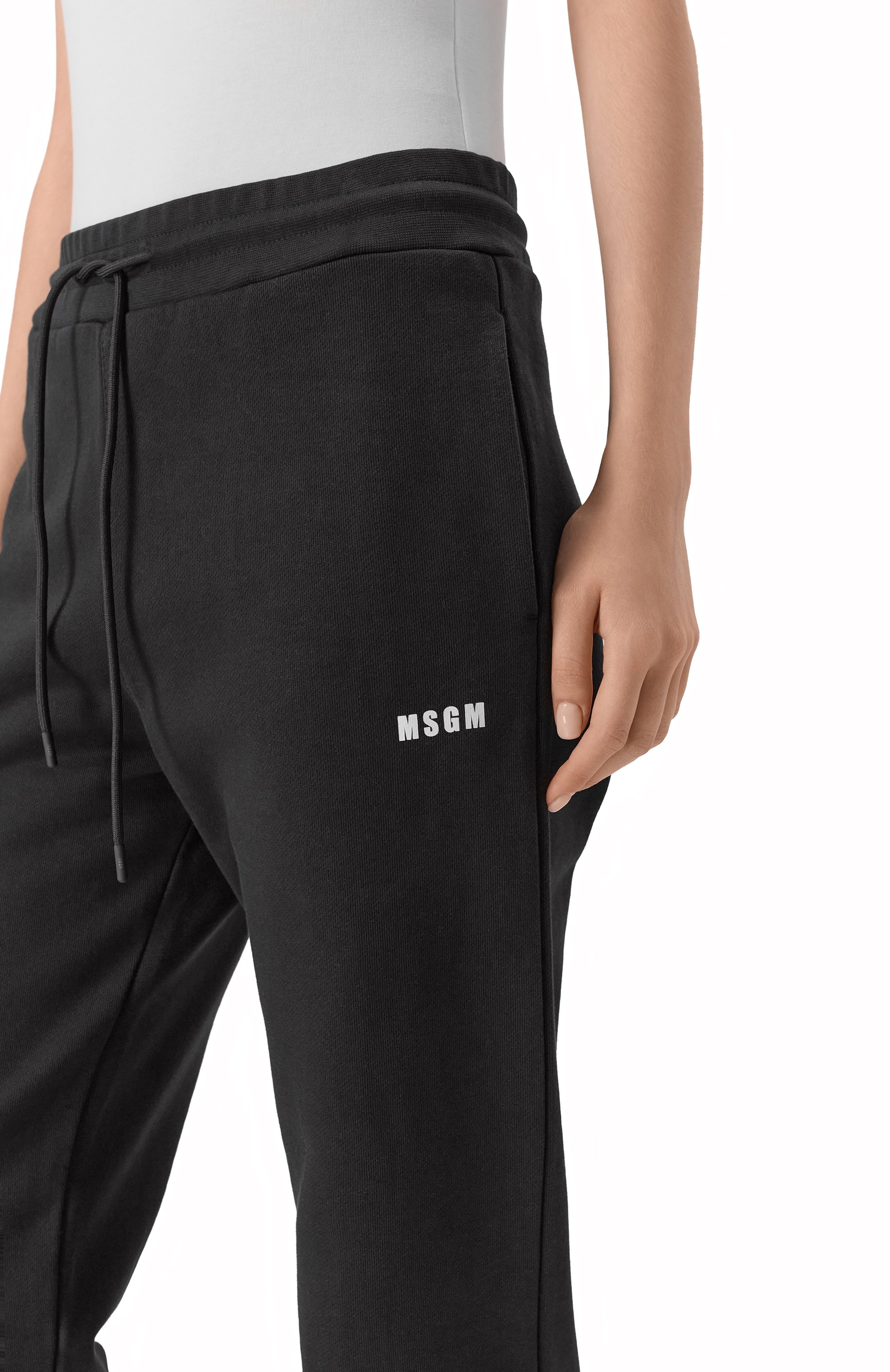 Хлопковые джоггеры MSGM, арт. 2000MDP500/300000, фото 5