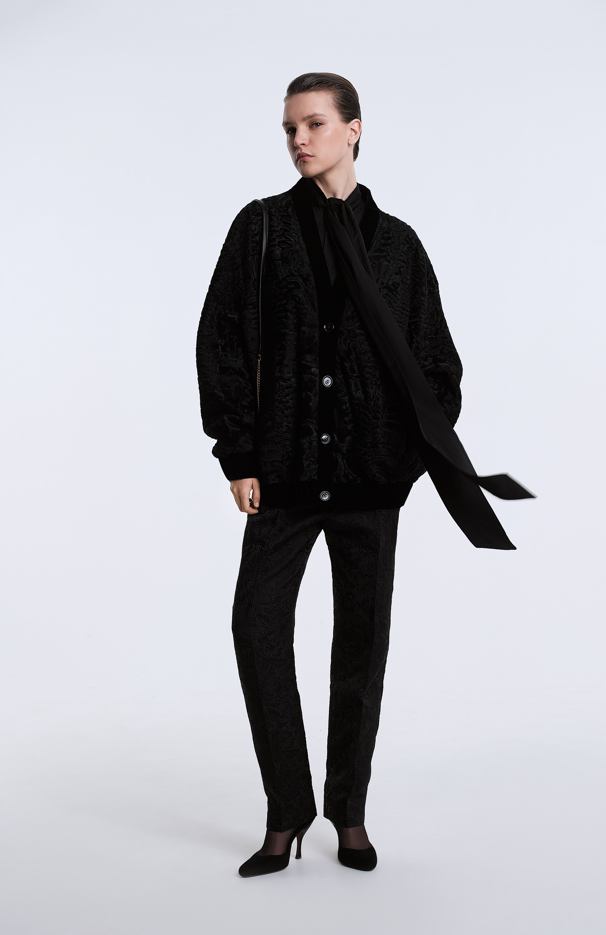 Атласная блузка DSQUARED2, арт. S75DL0893/S78302, фото 7