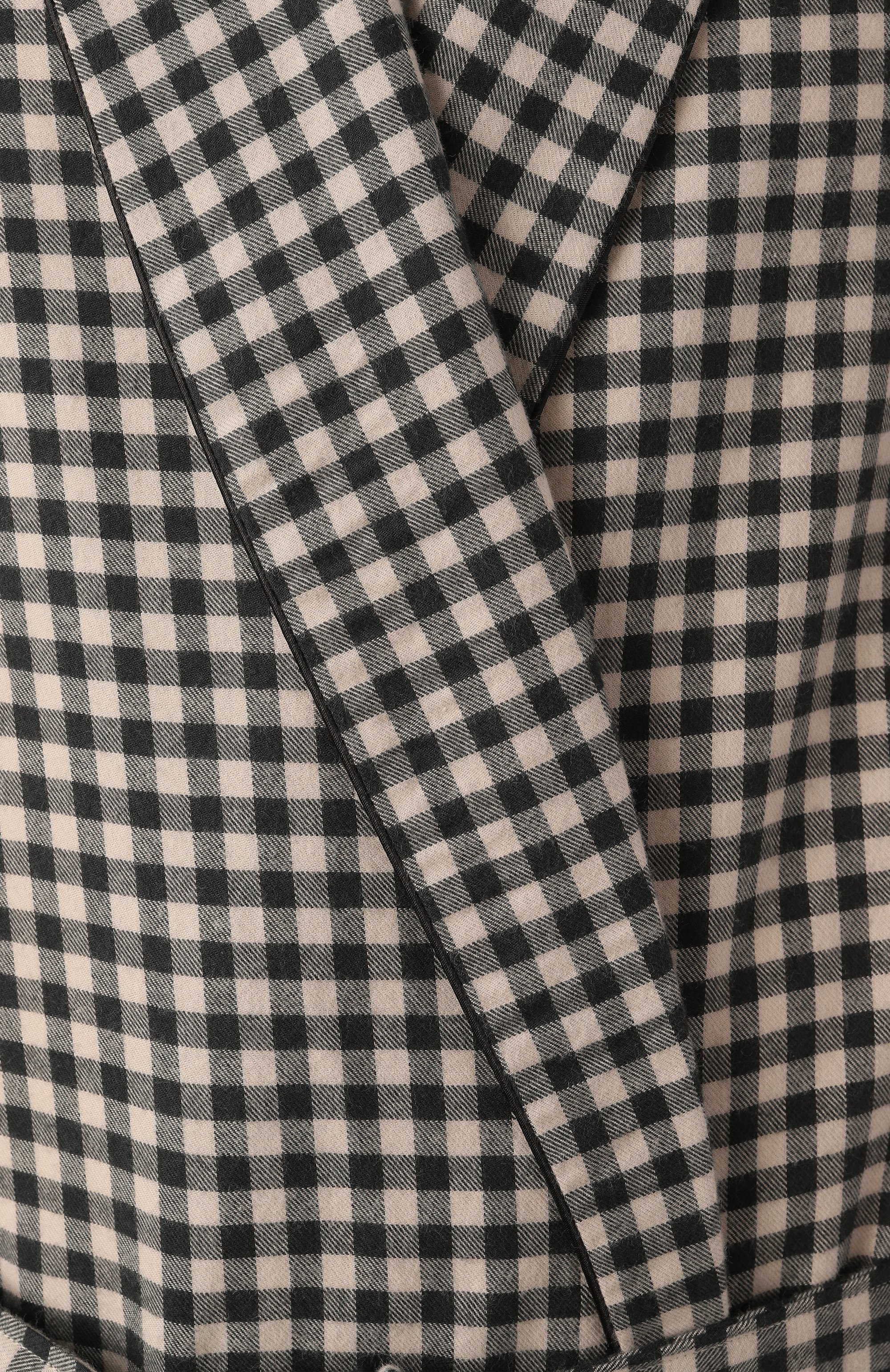 Халат из хлопка и шерсти ZIMMERLI, арт. 4600-75143, фото 6