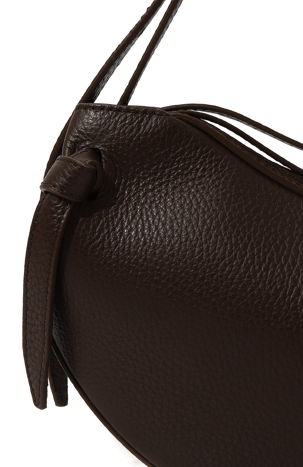 Сумка fortune cookie YUZEFI темно-коричневого цвета по цене 49600 руб., арт. YUZC0-HB-FC-L038, фото 3 Сумка fortune cookie YUZEFI, арт. YUZC0-HB-FC-L038, фото 3