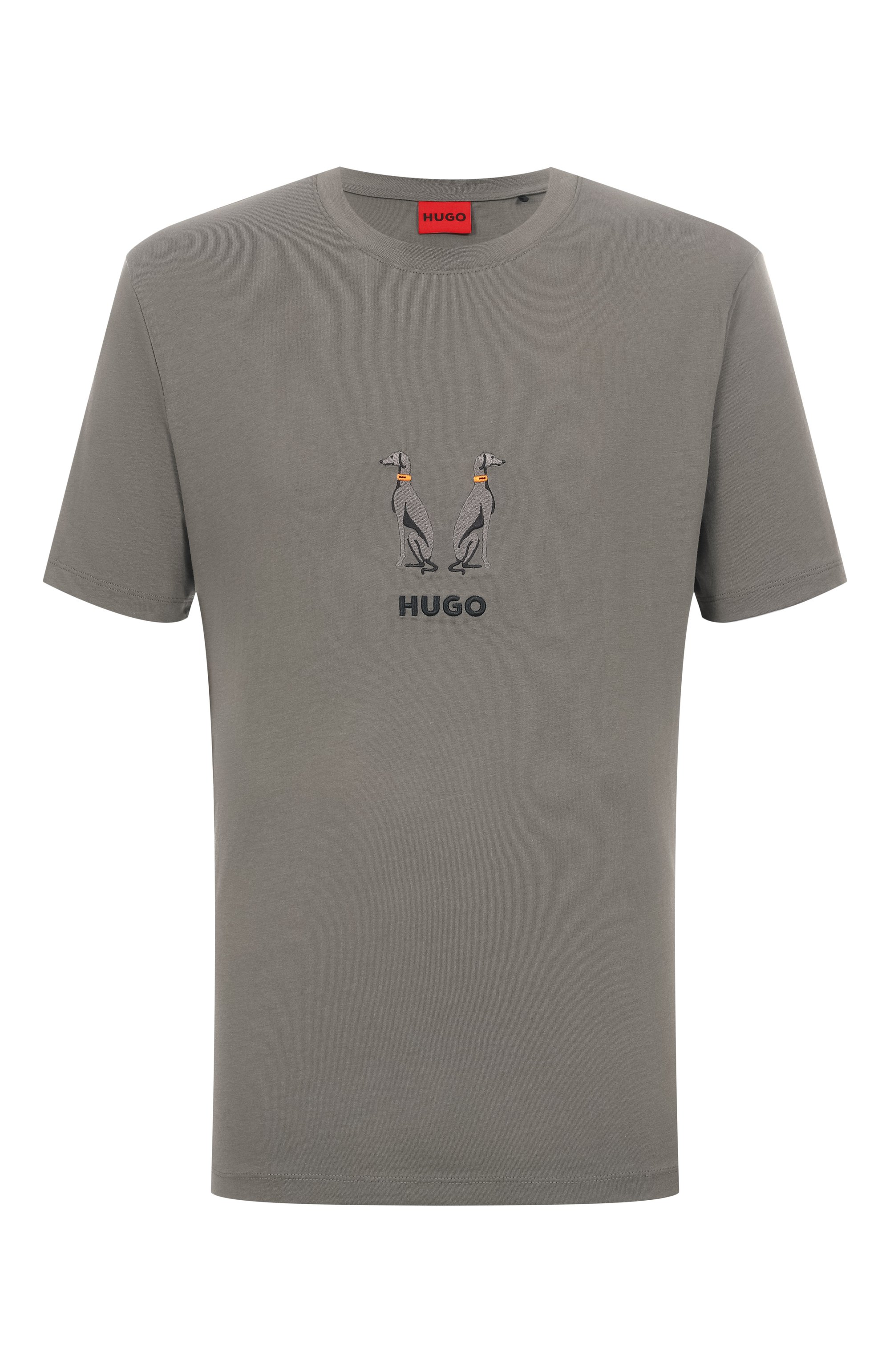 Хлопковая футболка HUGO, арт. 50549154, фото 1