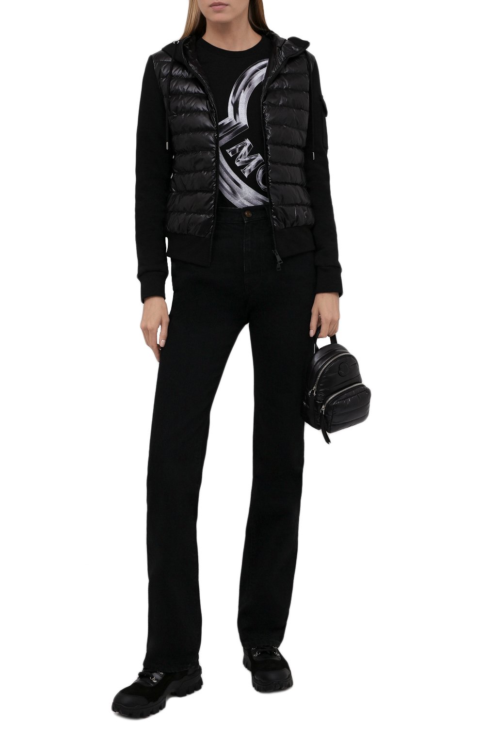 Хлопковый кардиган MONCLER черного цвета по цене 87650 руб., арт. G2-093-8G000-28-809DH, фото 2 Хлопковый кардиган MONCLER, арт. G2-093-8G000-28-809DH, фото 2