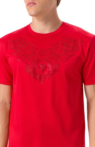 Хлопковая футболка STEFANO RICCI, арт. MNH4N00P50/TE0001, фото 5