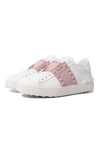 Кожаные кеды rockstud entitled VALENTINO, арт. 3W0S0A01/LTU, фото 1