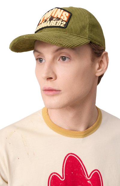 Хлопковая бейсболка DSQUARED2, арт. BCM0873/16204546, фото 2