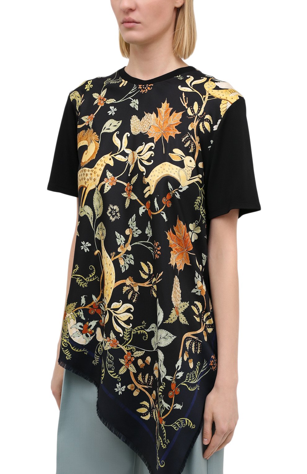 Шелковая футболка LANVIN, арт. RW-T0691J-4762-H20, фото 3