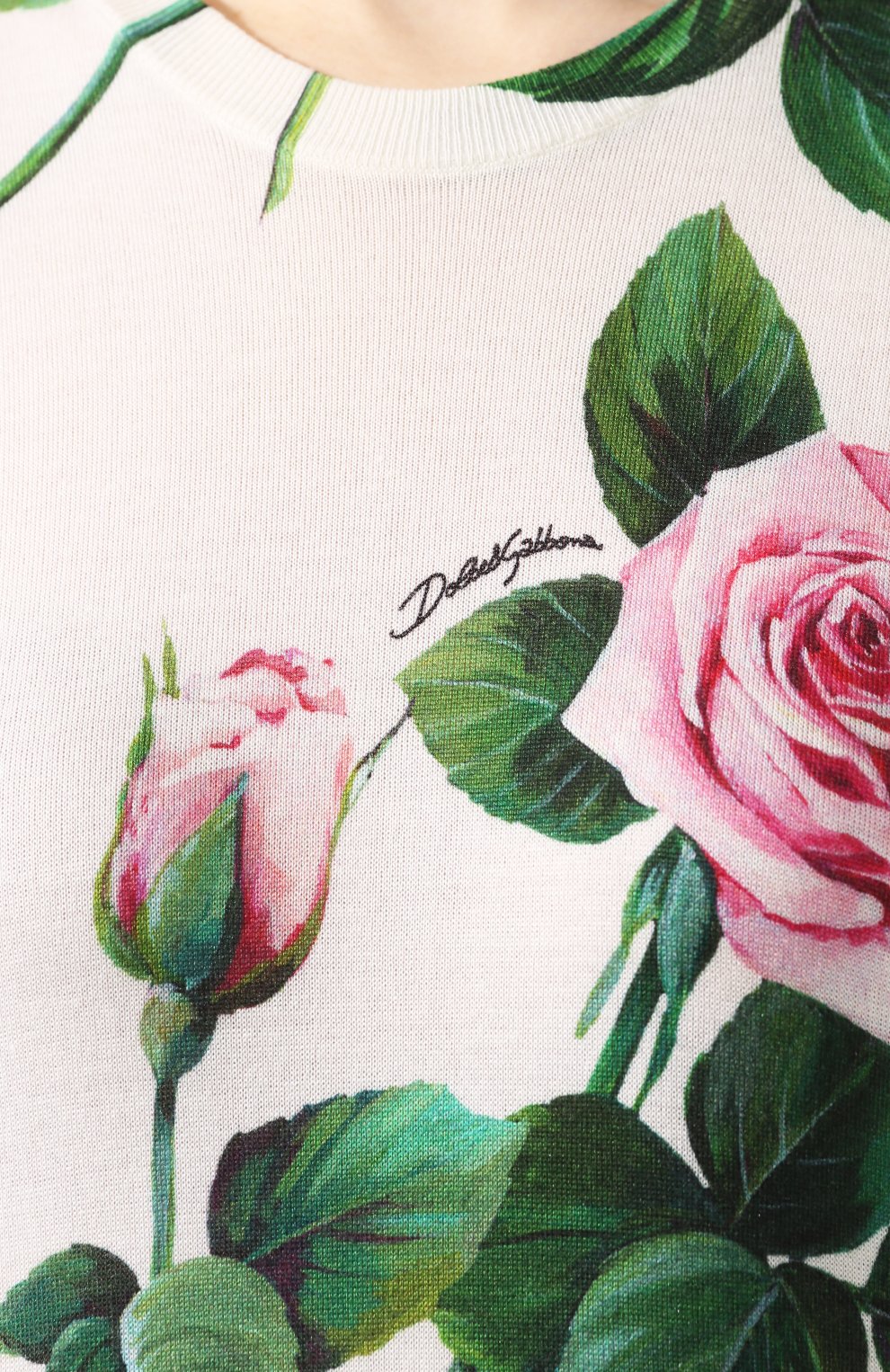 Топ из смеси кашемира и шелка DOLCE & GABBANA, арт. FX620T/JAHHW, фото 5