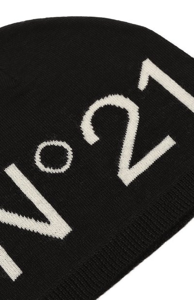 Шапка N21 черного цвета по цене 4995 руб., арт. N21549/N0241, фото 3 Шапка N21, арт. N21549/N0241, фото 3