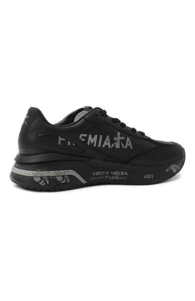 Кожаные кроссовки moerun PREMIATA черного цвета по цене 38450 руб., арт. M0ERUN/VAR 7919, фото 5 Кожаные кроссовки moerun PREMIATA, арт. M0ERUN/VAR 7919, фото 5