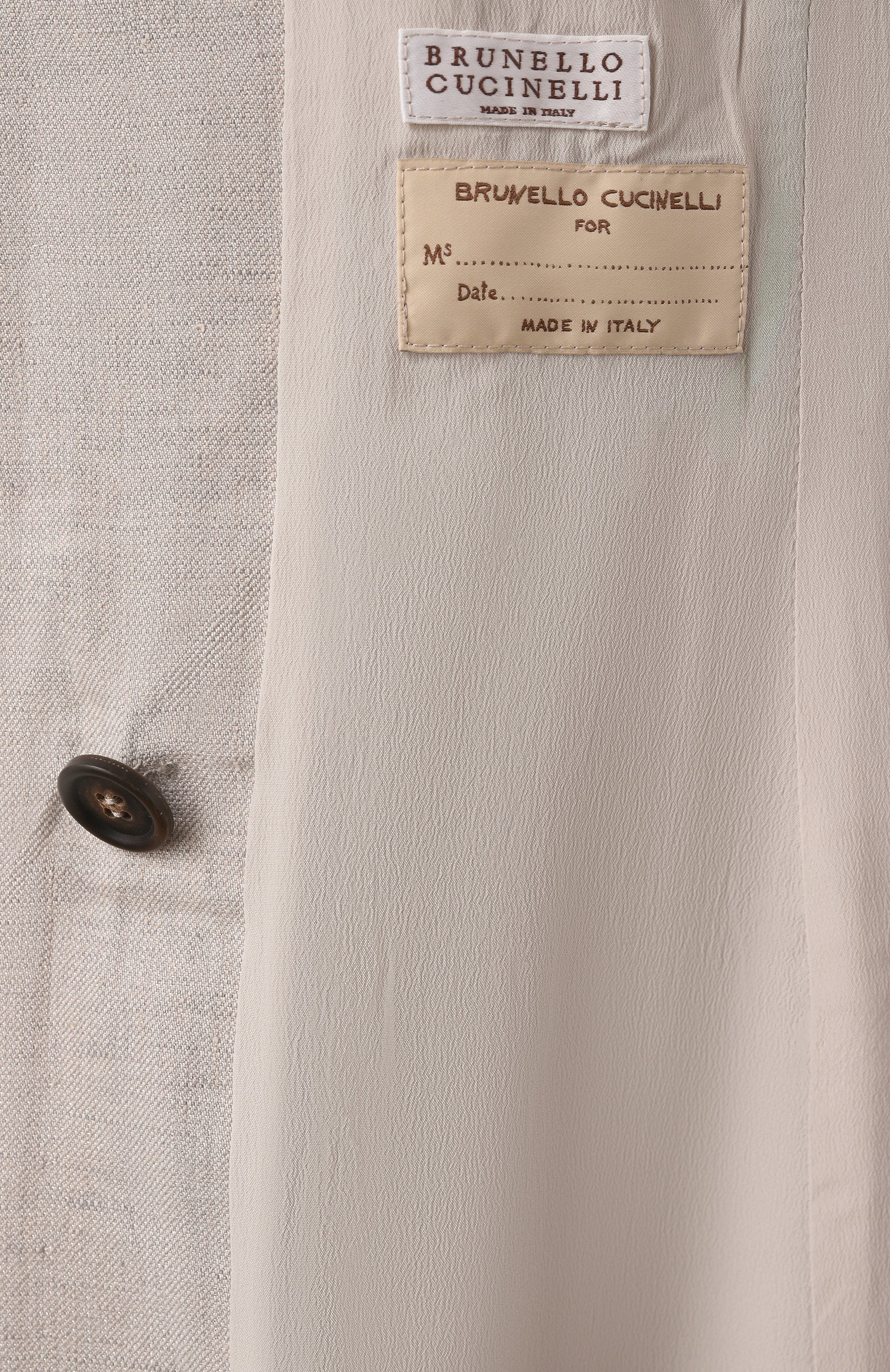 Льняной жилет BRUNELLO CUCINELLI, арт. MH5672006, фото 6