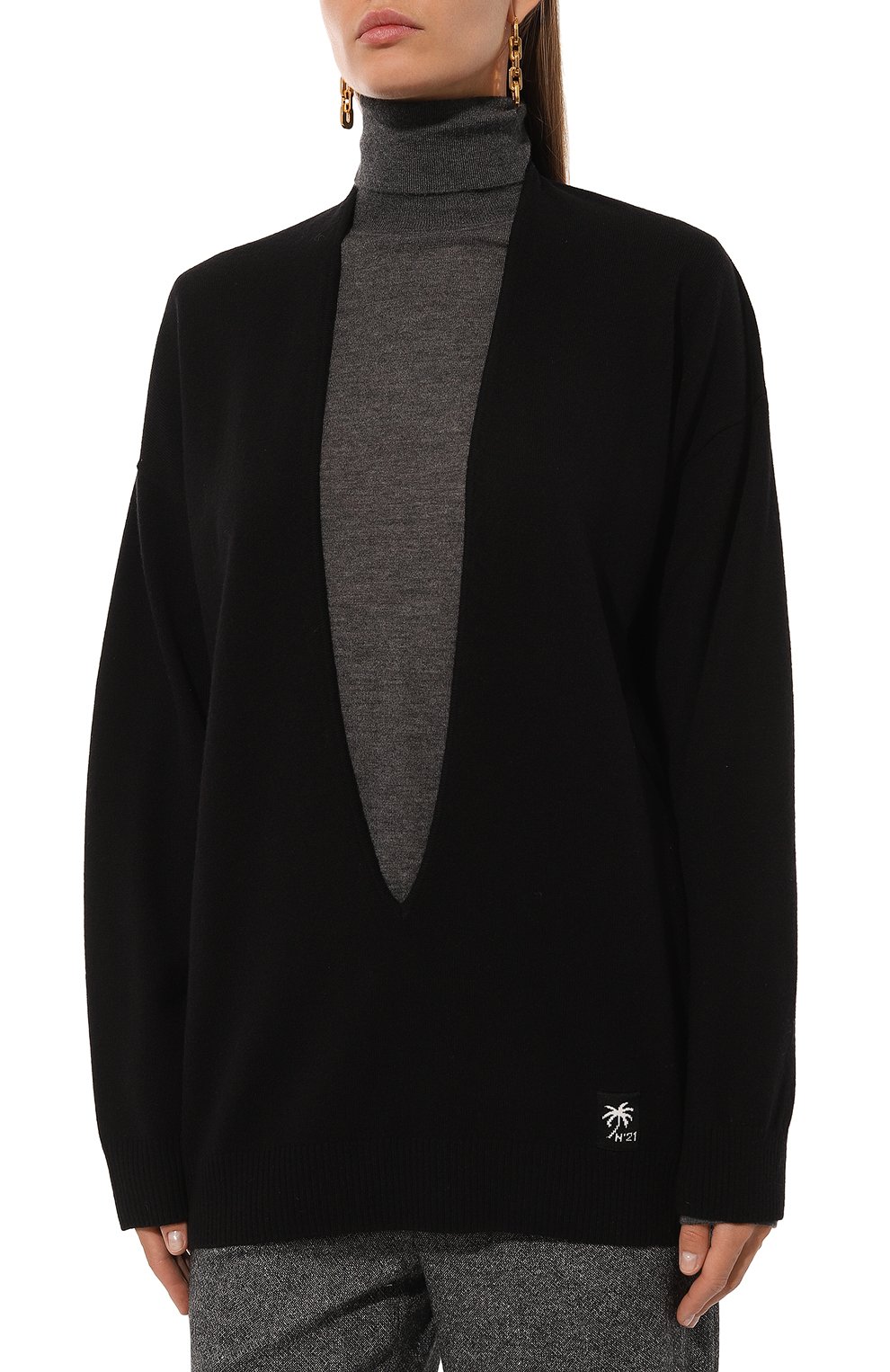 Шерстяной пуловер N21, арт. A038/9004, фото 3