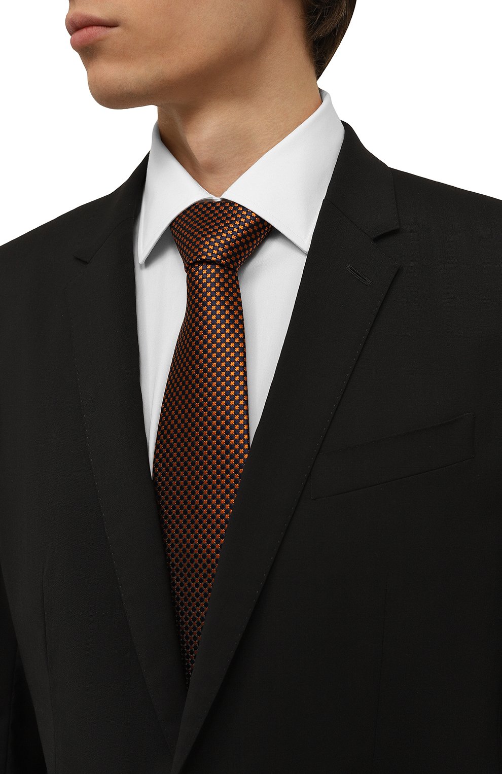 Шелковый галстук KITON, арт. UCRVKLC01L6605, фото 2