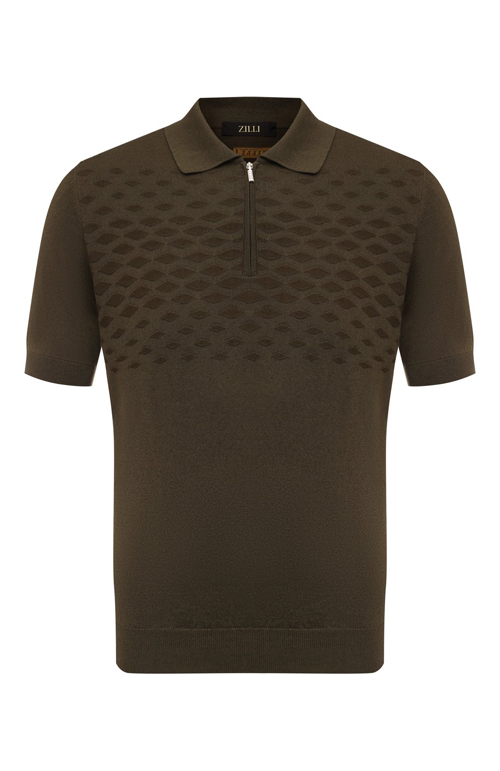 Поло из шелка и хлопка ZILLI, арт. KZP002M0145VVC000, фото 1