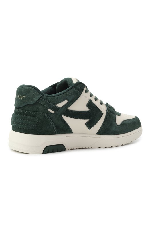 Замшевые кеды Out of Office Off-White 0MIA189S25LEA007 Зелёный  0MIA189S25LEA007 Фото 5