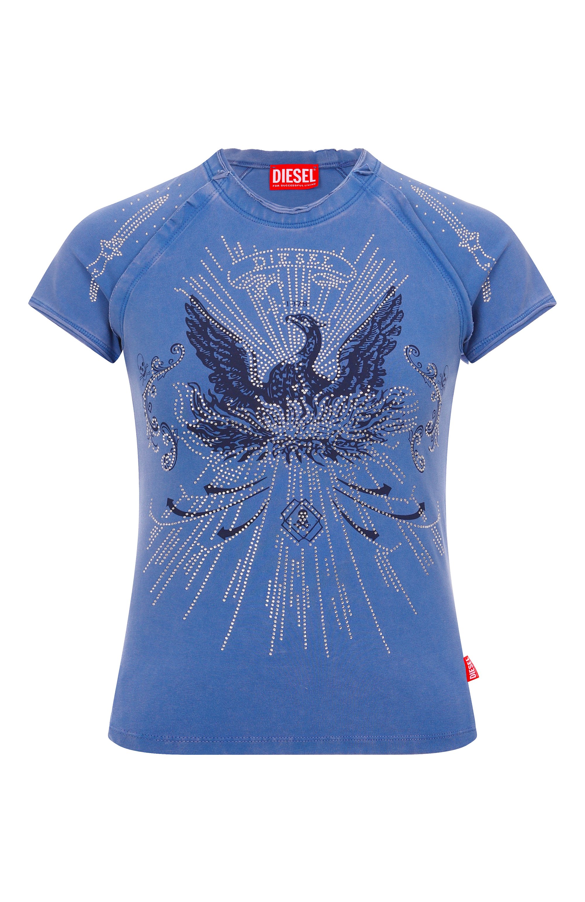 Хлопковая футболка DIESEL, арт. A18393/0JLBW, фото 1