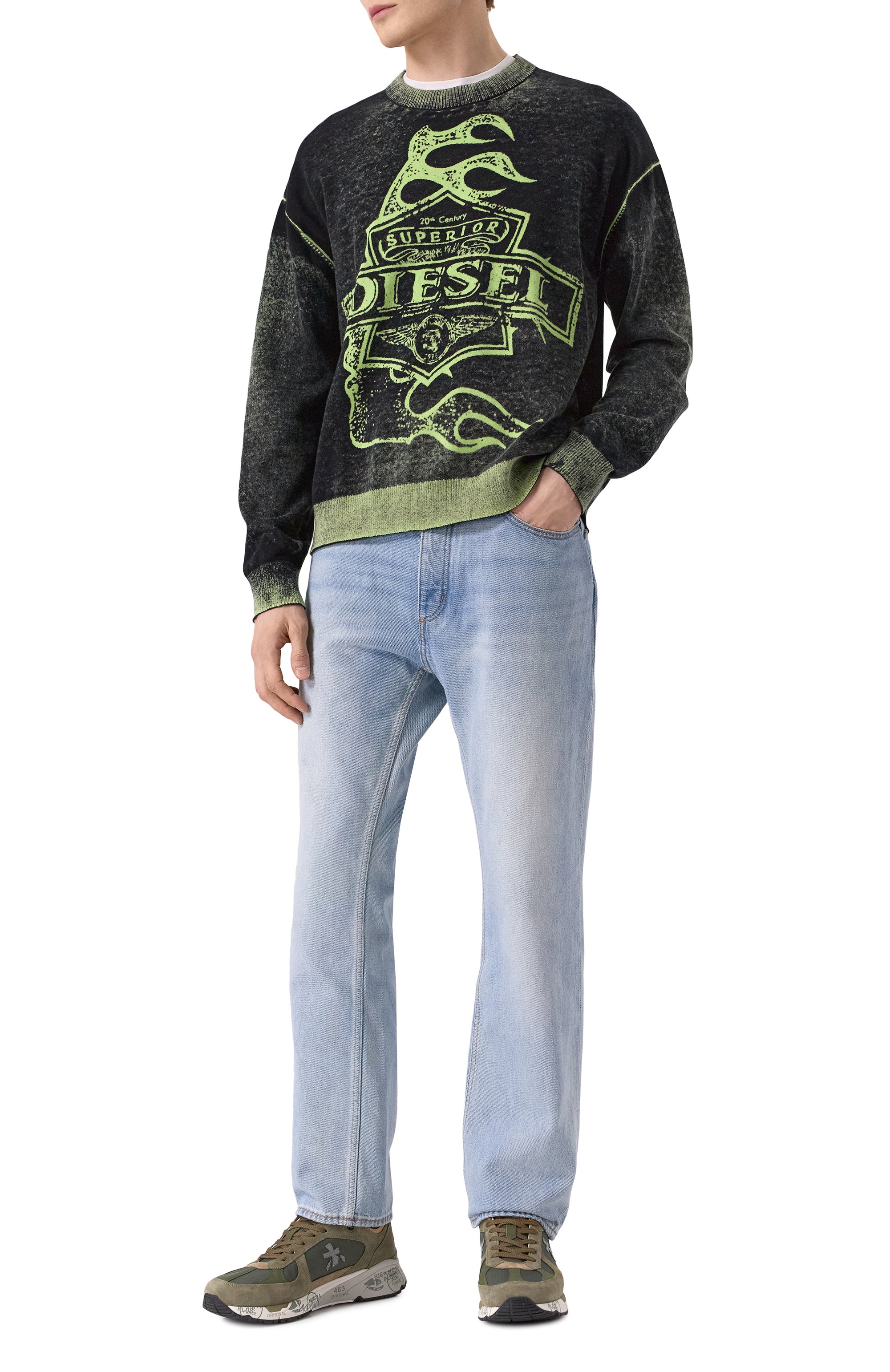 Комбинированные кроссовки mase PREMIATA, арт. MASE/VAR 7235, фото 2