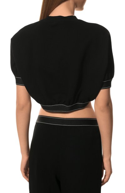 Хлопковый топ PRADA, арт. 135706-10FI-F0002-221, фото 4