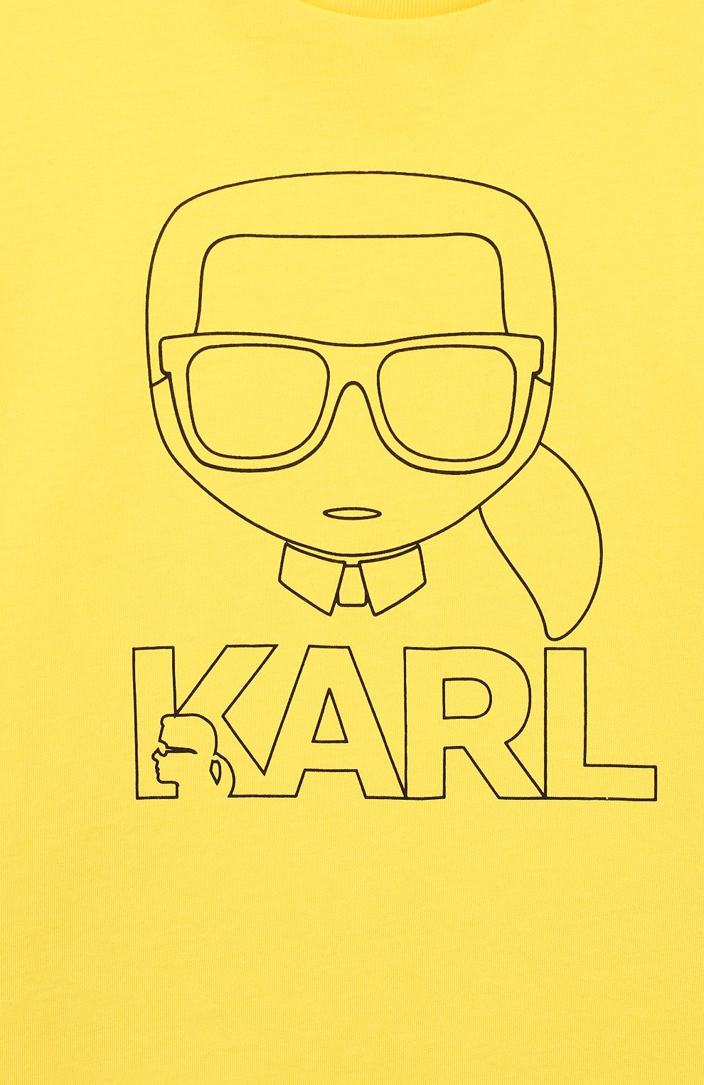 Хлопковая футболка KARL LAGERFELD KIDS, арт. Z25218, фото 3