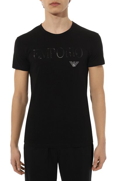 Хлопковая футболка EMPORIO ARMANI, арт. 111035/CC716, фото 3