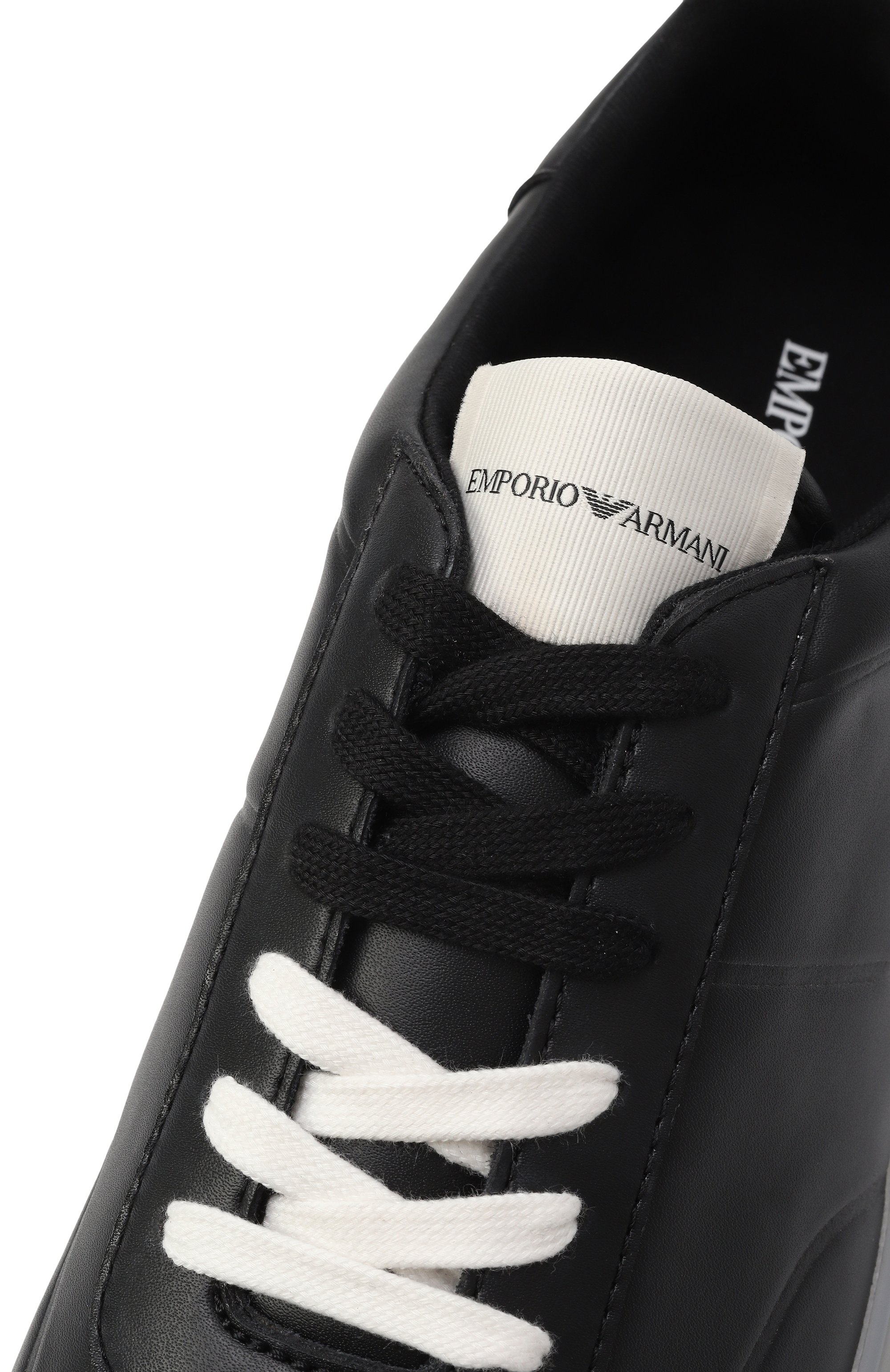 Кожаные кеды EMPORIO ARMANI, арт. X4X694/XF846, фото 7