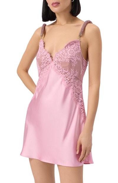 Атласное платье SELF-PORTRAIT, арт. SS25CK020SP, фото 3