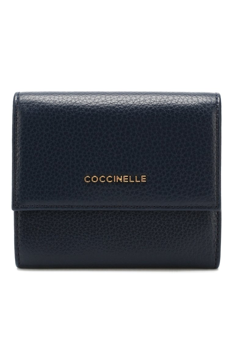 Женские кожаный кошелек COCCINELLE синего цвета, арт. E2 EW5 11 96 01 | Фото 1 (Статус проверки: Проверено, Проверена категория; Кросс-КТ: другое; Материал: Натуральная кожа; Нос: Не проставлено)