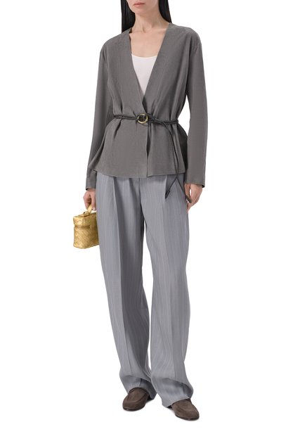 Брюки изо льна и шелка GIORGIO ARMANI, арт. GW002793/TE18800, фото 2