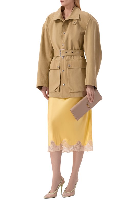 Текстильные туфли Anita 110 Saint Laurent 859082/2WJAI Зелёный  859082/2WJAI Фото 3