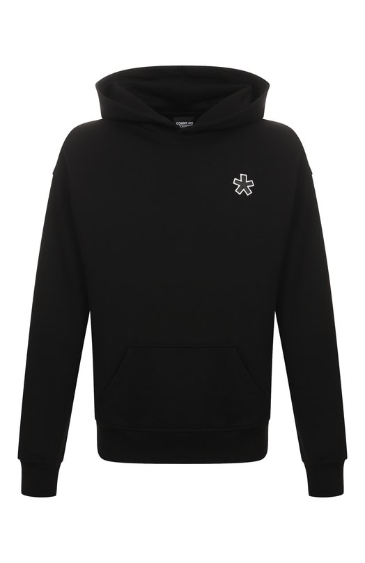 Хлопковое худи Comme des Fuckdown CFABM01854 Чёрный CFABM01854