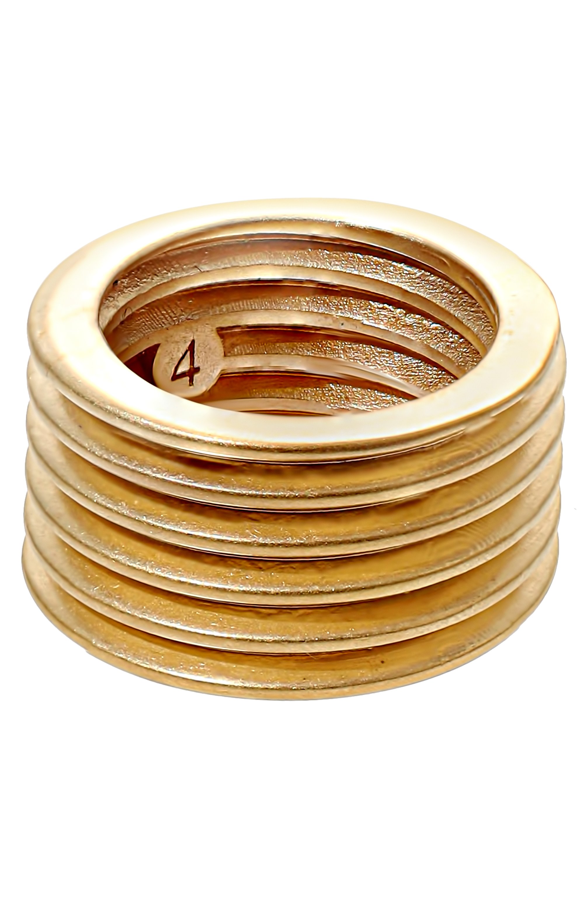 Кольцо MAISON MARGIELA, арт. SM0UQ0023 SV0273/G0LD, фото 3