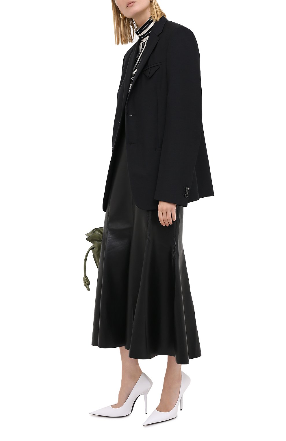 Юбка-миди NANUSHKA, арт. ARTEM_BLACK_VEGAN LEATHER, фото 2