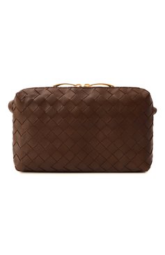 Женская сумка BOTTEGA VENETA коричневого цвета, арт. 597329/V48C1 | Фото 1 (Размер: small; Материал: Натуральная кожа; Ремень/цепочка: На ремешке; Материал сплава: Проставлено; Драгоценные камни: Проставлено)