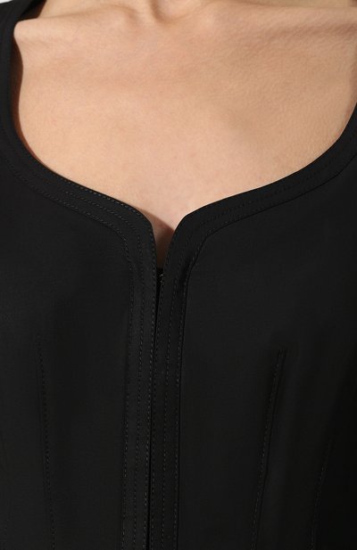 Хлопковая блузка PROENZA SCHOULER черного цвета по цене 44750 руб., арт. R1914041-SC037, фото 5 Хлопковая блузка PROENZA SCHOULER, арт. R1914041-SC037, фото 5