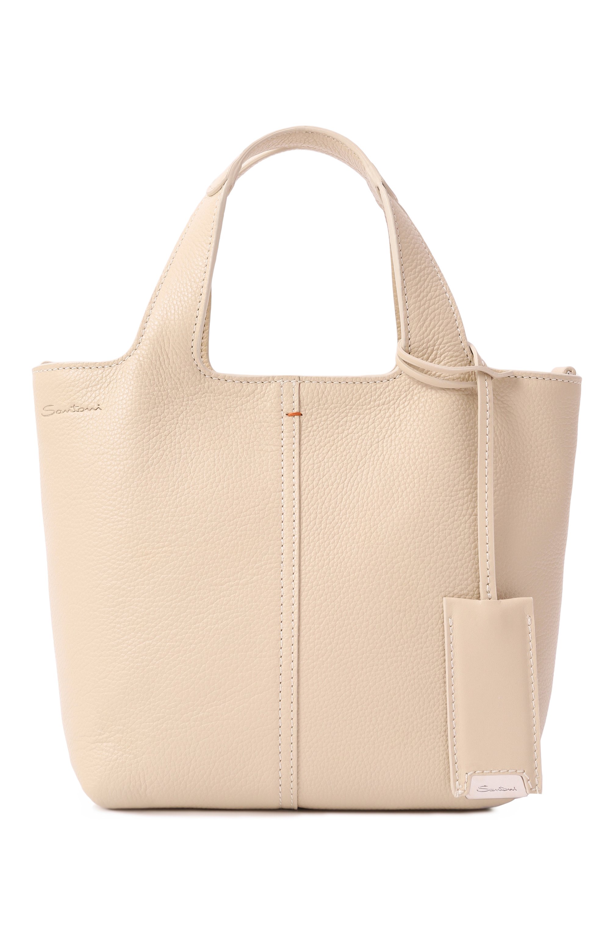 Сумка SANTONI бежевого цвета по цене 87550 руб., арт. DIBGA2709EN-ATXW, фото 1 Сумка SANTONI, арт. DIBGA2709EN-ATXW, фото 1