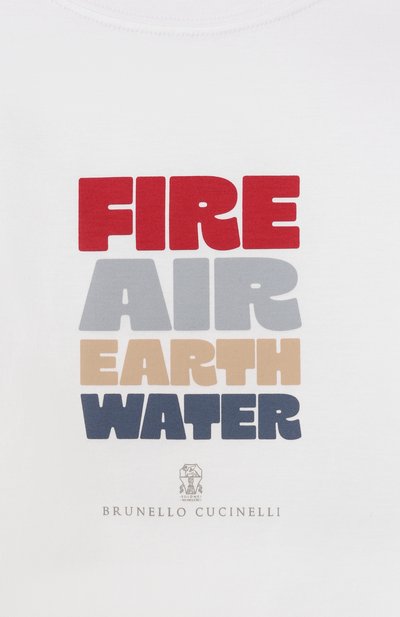 Хлопковая футболка BRUNELLO CUCINELLI, арт. B0B13T179B, фото 3