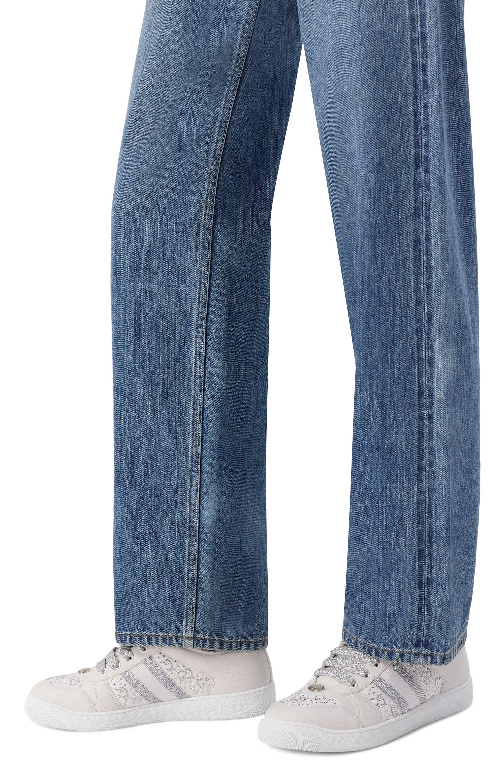 Комбинированные кеды screener GUCCI, арт. 732193/FADQ7, фото 2