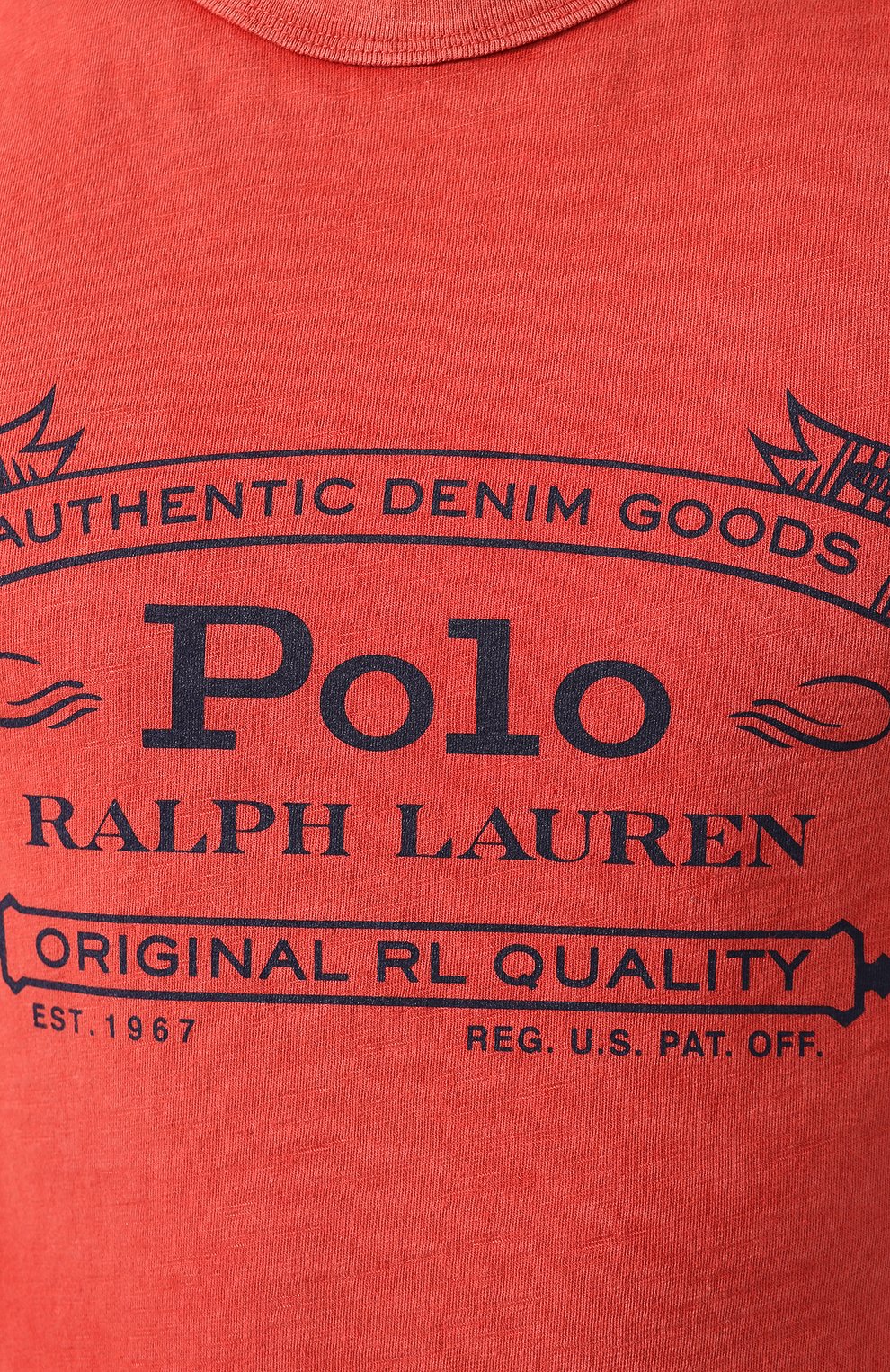 Хлопковая футболка POLO RALPH LAUREN, арт. 710795143, фото 5